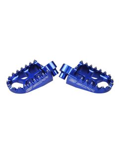 Scar Evolution Footpegs - Yamaha Blue color, S1511B