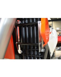 AXP Radiator Braces Black Spacers Ktm/Husqvarna 16-17 - AX1360