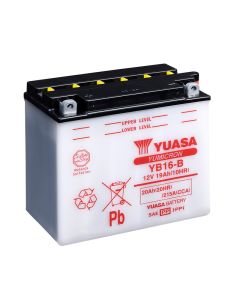 Yuasa batteri, YB16-B (CP) Inkl syra (2)