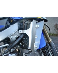 AXP Radiator Braces Blue Spacers Yamaha WR250F 15-19, WR450F 16-18 - AX1345