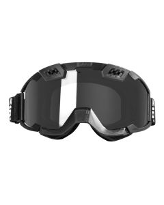 CKX Goggle 210° svart/spegel lins