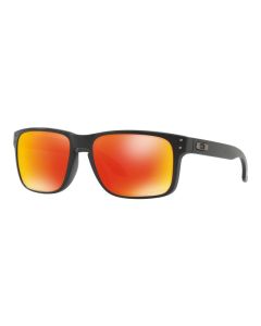 Oakley Sunglasses Holbrook Matte Black W/Prizm Ruby