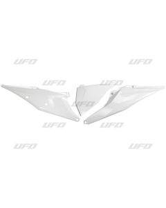 UFO Sidopanel + luftfilterlock vä,KTM125-525 SX/SXF 19- EXC/EXC-F 20- Vit 047, KT04093047