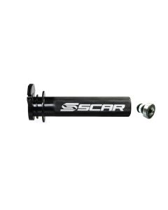 Scar Aluminum Throttle Tube + Bearing - Ktm/Husqvarna Black color, TT503