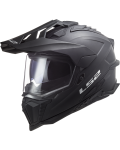 LS2 Helmet MX701 Explorer 06 Solid Matt Black