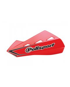 Polisport Qwest Handguards + Universal Plastic Mounting Kit Red CR04 (25), 8304200035