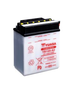 Yuasa batteri, YB14A-A2 (CP) Inkl syra (4)