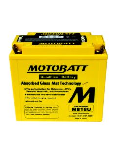 MOTOBATT batteri MB18U Factory sealed