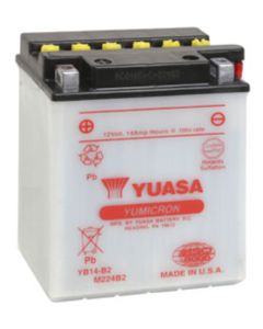 Yuasa batteri, YB14-B2 (CP) Inkl syra (4)