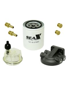 Sea-X komplett bränslefilter med hållare 1/4 (121-9-37880)