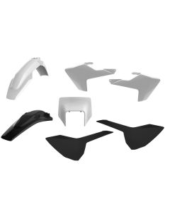 Polisport kit w/ mask Husqvarna TE/FE(17) White/black (1), 90896