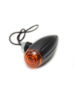 Hyper Blinkerspar Bullet Light Black e-appr.12V/5W M8 15mm lång gänga - 15-989