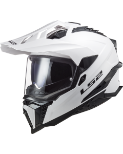 LS2 Helmet MX701 Explorer 06 Solid White