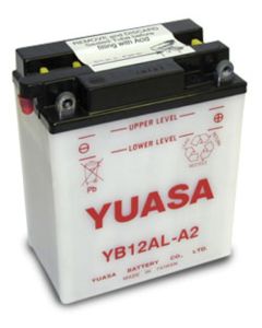Yuasa batteri, YB12AL-A2 (CP) Inkl syra (4)