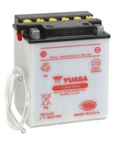 Yuasa batteri, YB14-A2 (CP) Inkl syra (4)