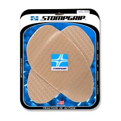 Stompgrip Universal Large Street Bike Tank Grips - Icon : Clear, 50-14-0001