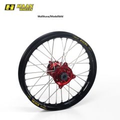 Haan wheel BETA 13- 18-2,15 RED HUB/BLACK RIM (1 116012/3/6)