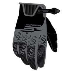 Sweep NXT dam neoprene handske, svart/grå