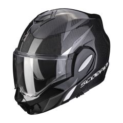 Scorpion Helmet EXO-TECH EVO Carbon TOP solid black/white