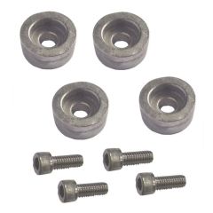 Perf metals anod, Round Suzuki/J/E (4-pack) Marine - 126-1-003440