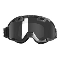 CKX Goggle 210° svart/spegel lins
