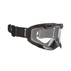 CKX Goggle 210° matt svart/klar lins