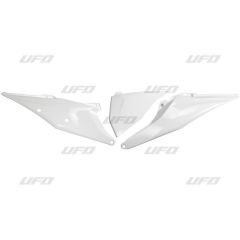 UFO Sidopanel + luftfilterlock vä,KTM125-525 SX/SXF 19- EXC/EXC-F 20- Vit 047, KT04093047