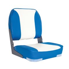 Os Deluxe Fold Down Seat Upholstered Blue/White
