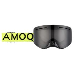 AMOQ Vision Vent+ Magnetic Skoterglasögon HiVis/Black - Smoke