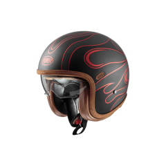 Premier Helmets Vintage Platinum ED. Carbon FR Red Chromed BM