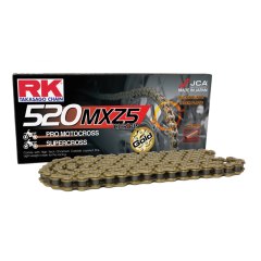 RK GB520MXZ5 Offroad Pro chain Gold +CL (Connect.link) Non seal