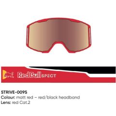 Spect Red Bull Strive MX Goggles Single lens Red/Black red