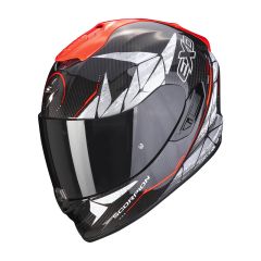Scorpion Helmet EXO-1400 AIR Carbon Aranea black/red