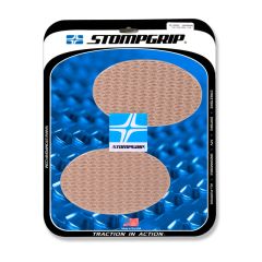 Stompgrip Universal Oval Tank Grips - Icon : Clear, 50-14-0003
