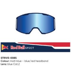 Spect Red Bull Strive MX Goggles Single lens Blue/Red blue