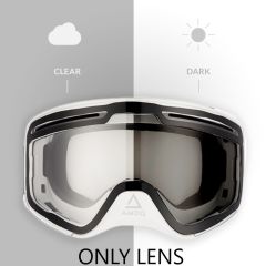 AMOQ Vision Vent+ Dual Lens Goggles - PHOTOCROMATIC - Clear