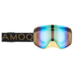 AMOQ Vision Vent+ Magnetic Skoterglasögon Classy - Gold Mirror