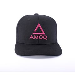 AMOQ Original Snapback Keps Svart/Rosa