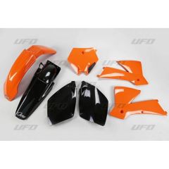 UFO Plastkit 5-delar original KTM SX125-520 2T/4T 03 Orange/svart