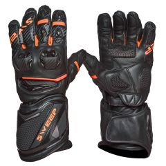Sweep Chicane racing handske, svart/orange
