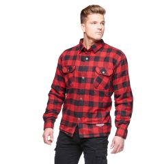 Sweep Manitou MC flannelskjorta, röd/svart