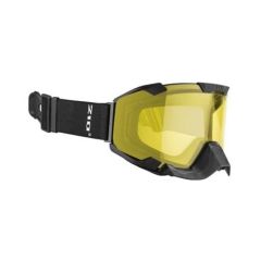 CKX Goggle 210° isolated, matt svart/gul