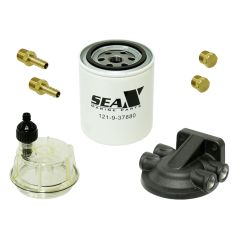 Sea-X komplett bränslefilter med hållare 1/4 (121-9-37880)