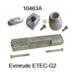 Perf metals anodsats Johnson/Evinrude E-TEC G2 Marine - 126-1-104630