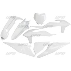 UFO Plastkit 5-delar KTM SX/SXF125-450 19- Vit 047