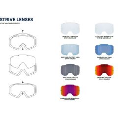 Spect Red Bull Strive SPARE LENS red flash