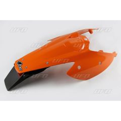 UFO Bakskärm Enduro m lampa KTM EXC 04-07 Orange 127