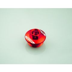 Scar Oil Filler Plug - Suzuki/Yamaha - Red color, OFP400