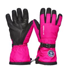 Sweep Arctic Expedition dam snöskoter handske, svart/rosa