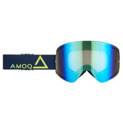 AMOQ Vision Magnetic Crossilasit Navy-Gold - Gold Mirror